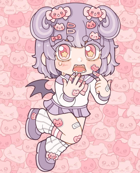 ⋆ ˚｡⋆୨ ཐི ₍. .^₎ ཋྀ ୧⋆ ˚｡⋆ kōmori bear ver